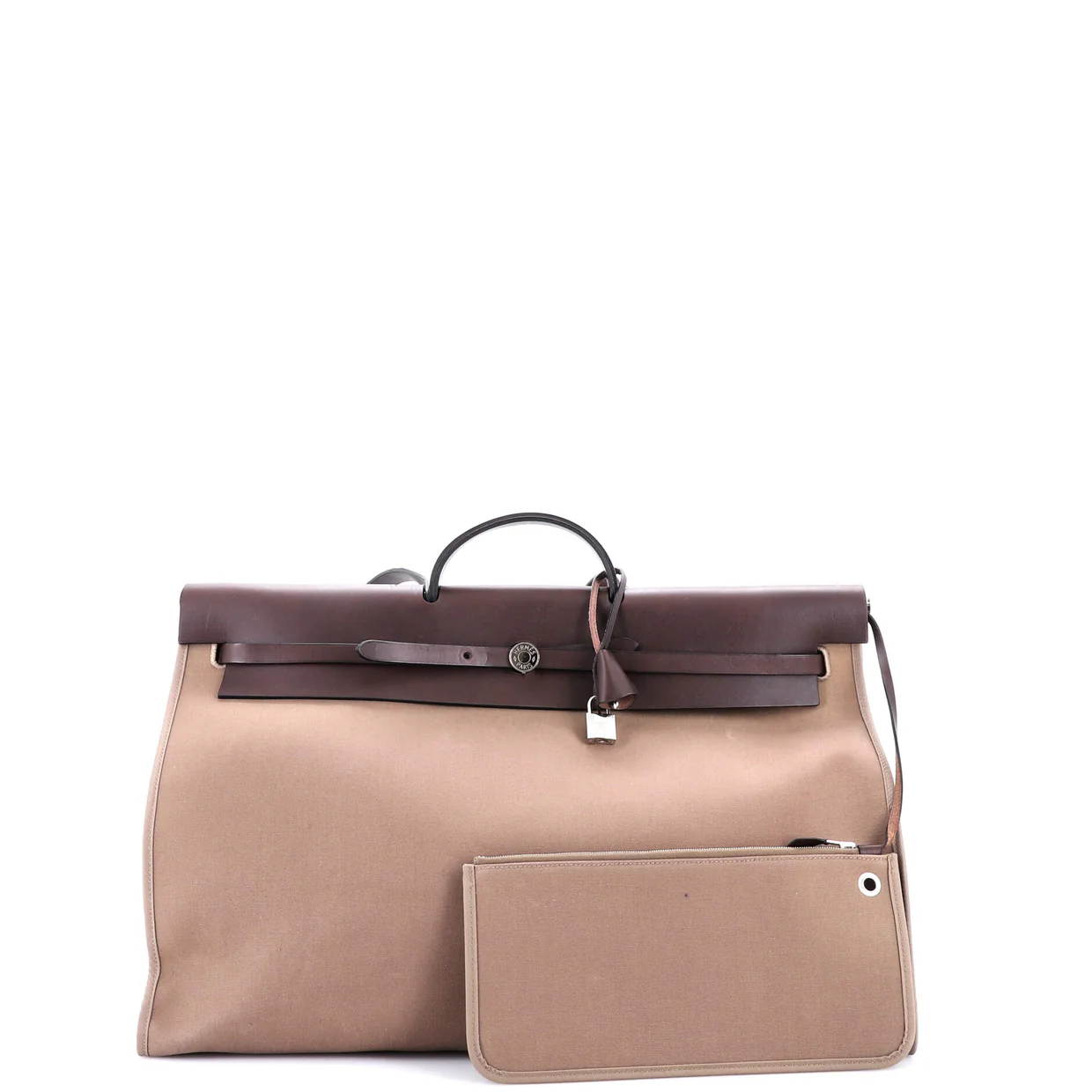 Herbag Zip Leather and Toile 50 - Deep Luxury