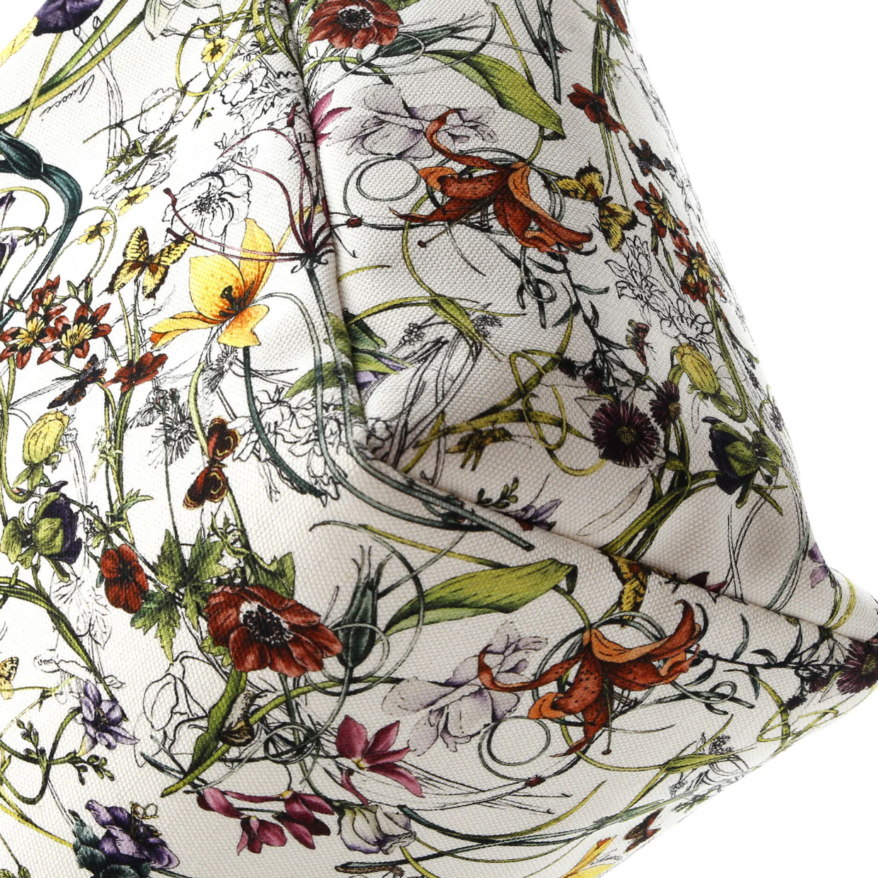 Open Tote Flora Canvas Large - Deep Luxury