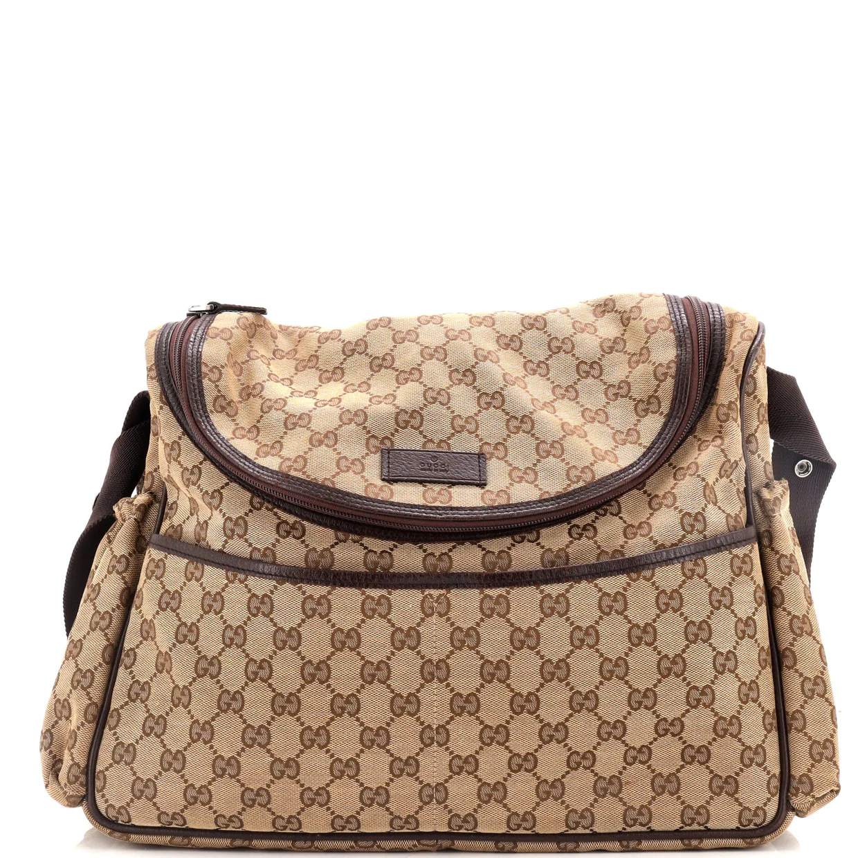 Diaper Crossbody Bag GG Canvas - Deep Luxury
