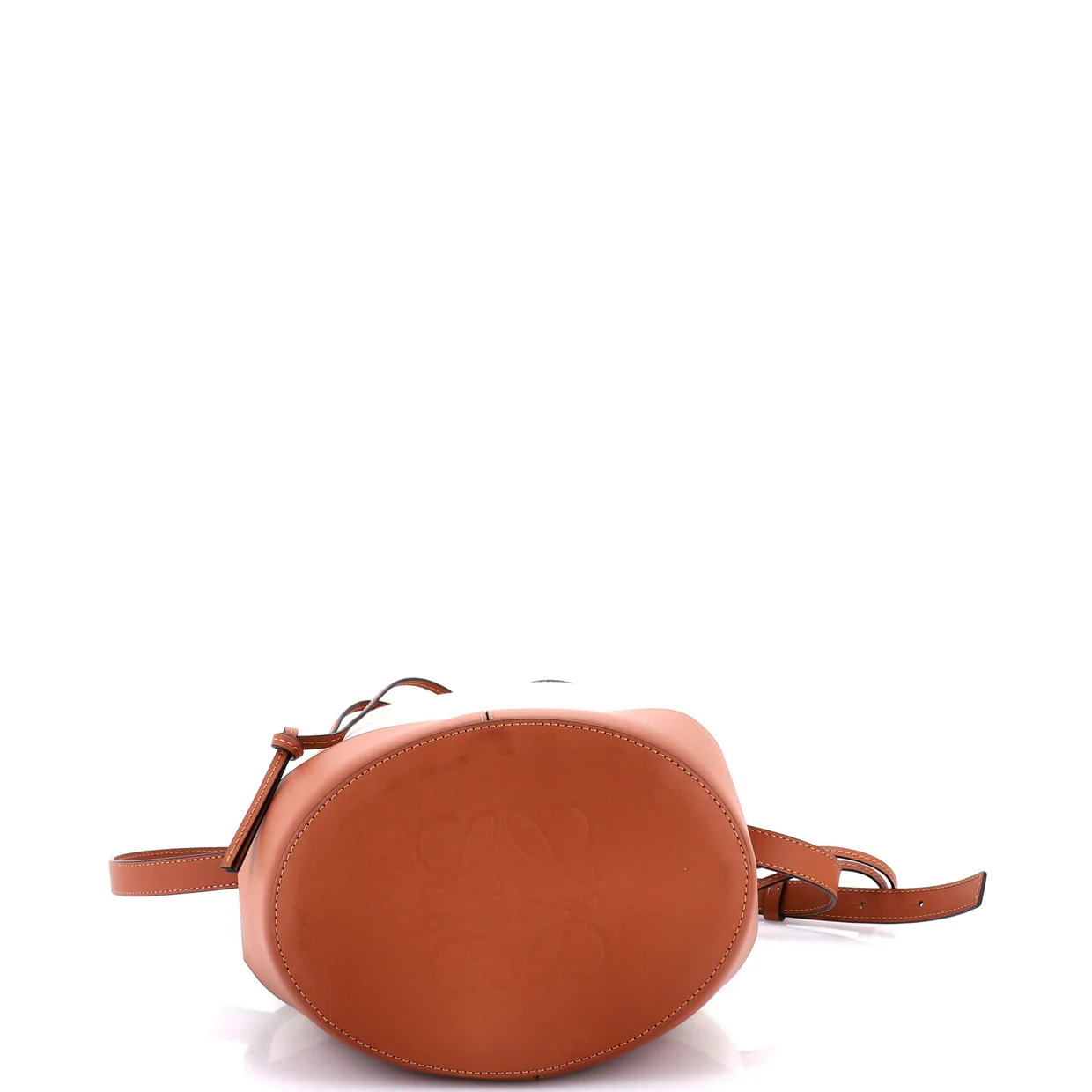 Balloon Bucket Bag Canvas and Leather Medium - Deep Luxury