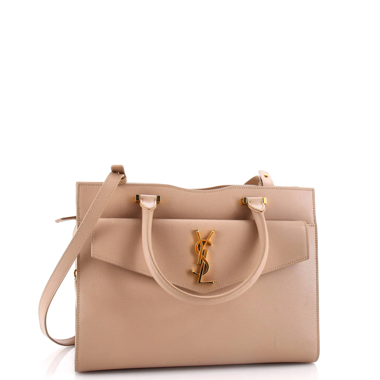 Uptown Tote Leather Medium - Deep Luxury
