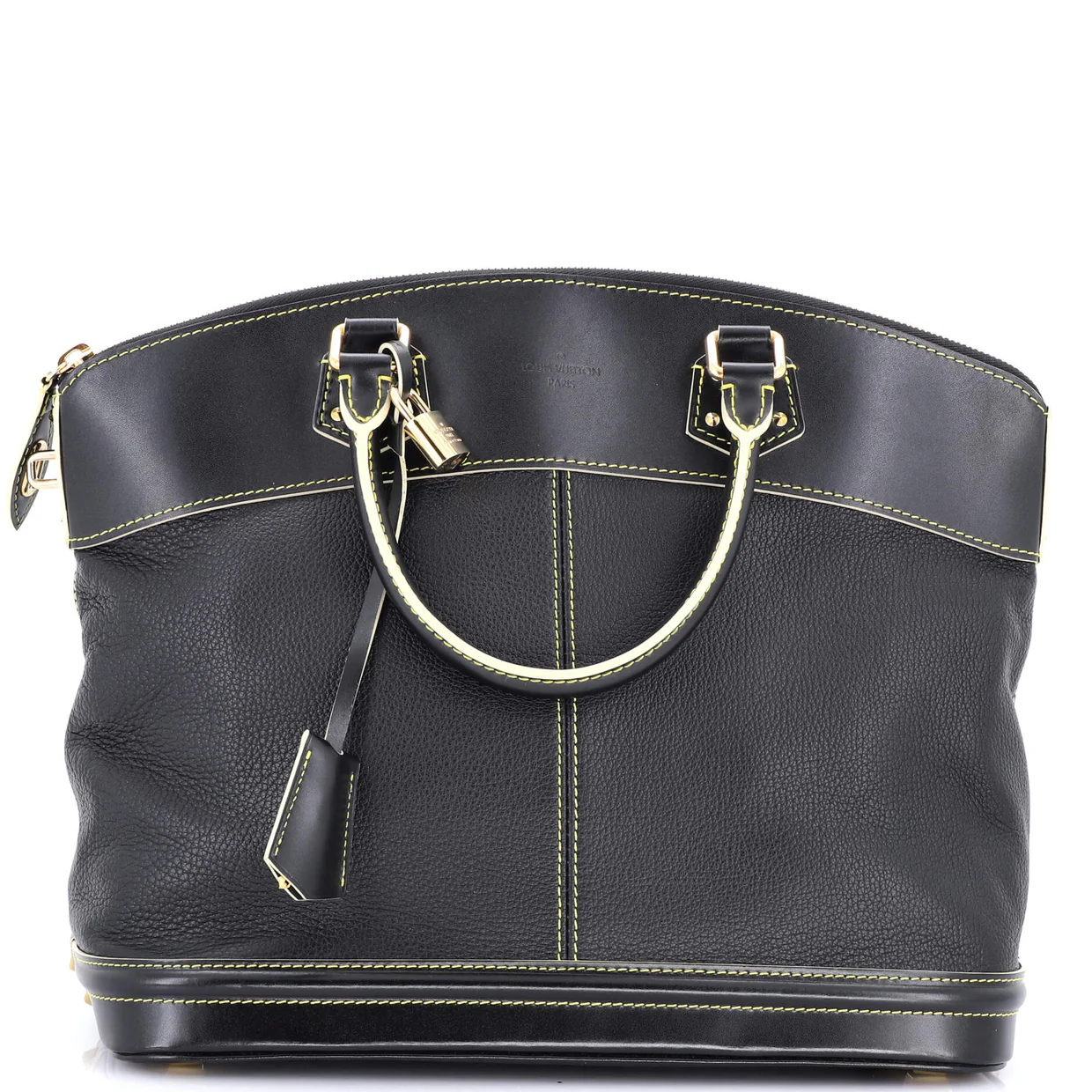 Suhali Lockit Handbag Leather MM - Deep Luxury