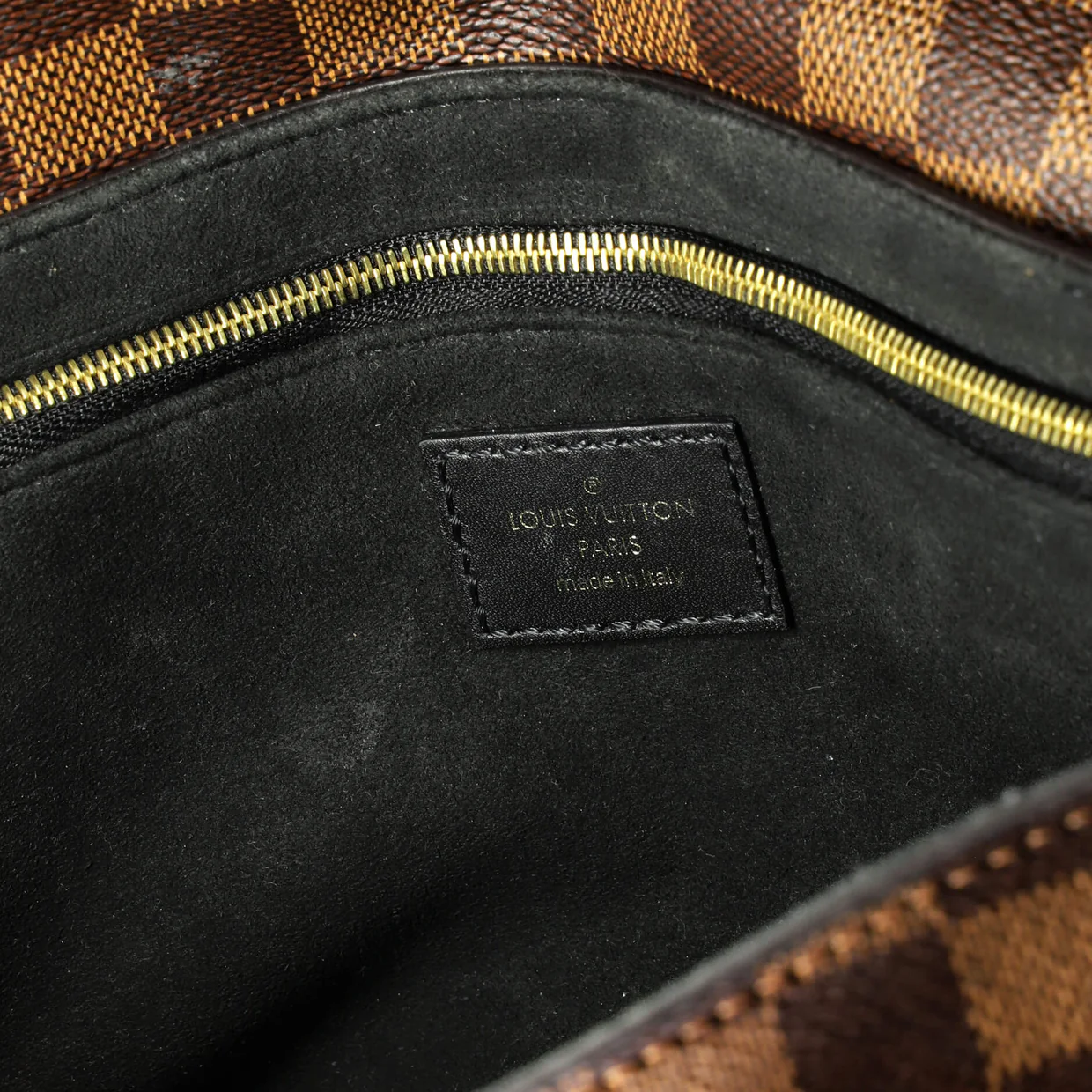 Vavin Handbag Damier with Leather PM - Deep Luxury