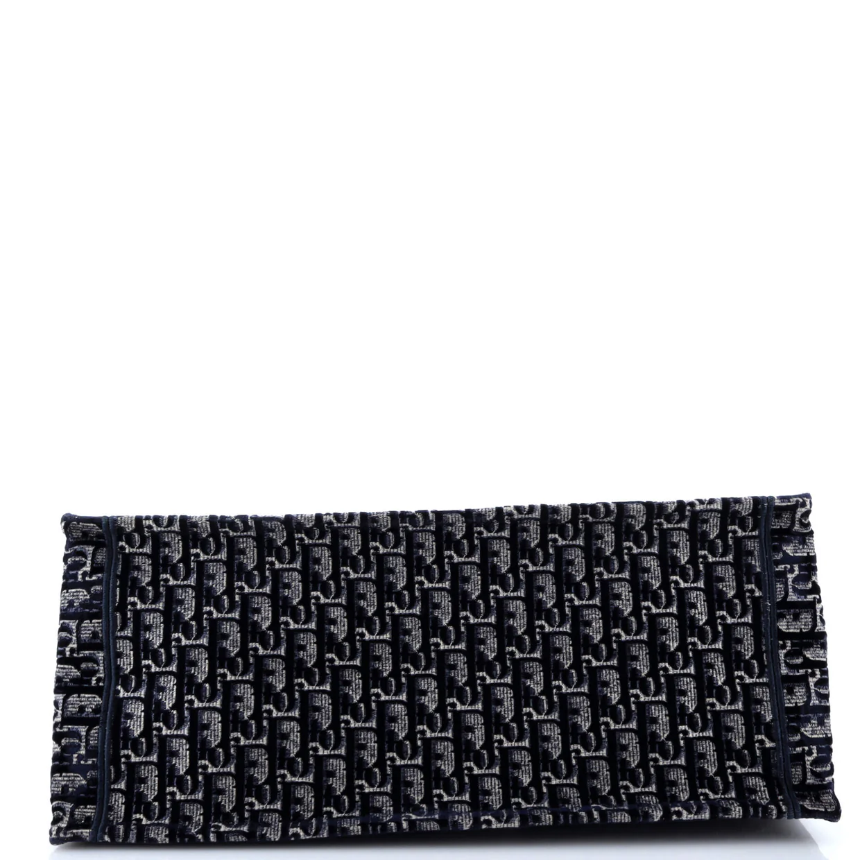 Book Tote Oblique Velvet Large - Deep Luxury