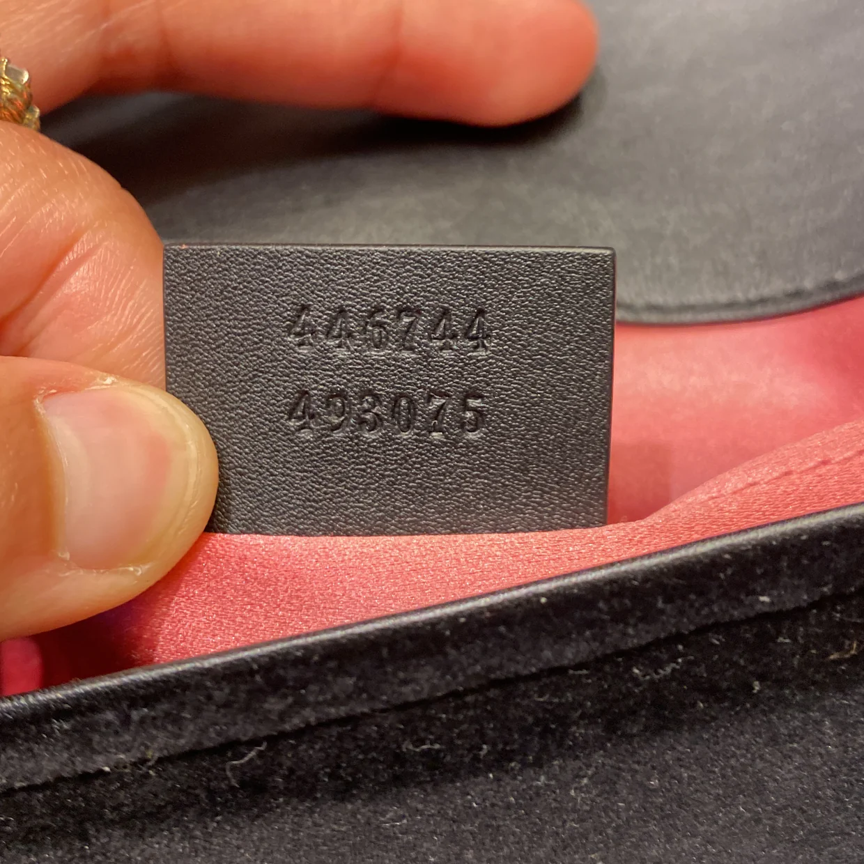 GG Marmont Flap Bag Matelasse Velvet Mini - Deep Luxury