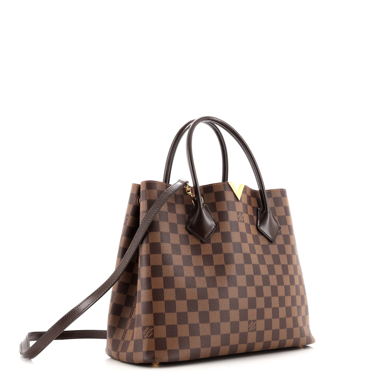 Kensington Handbag Damier - Deep Luxury