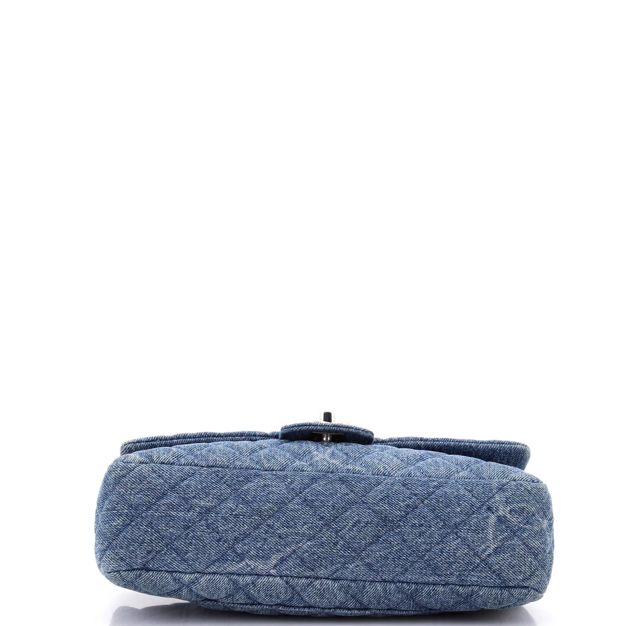 Classic Single Flap Bag Quilted CC Printed Denim Medium - Deep Luxury