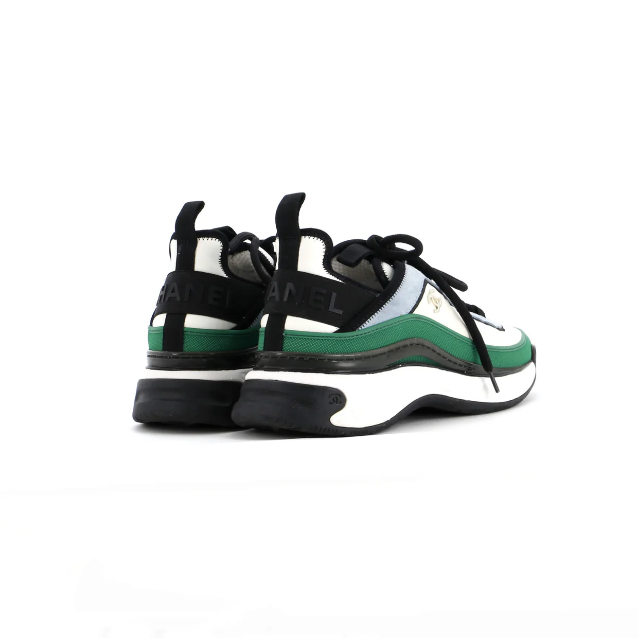 Women's CC Cap Toe Logo Sneakers Mixed Fibers - Deep Luxury