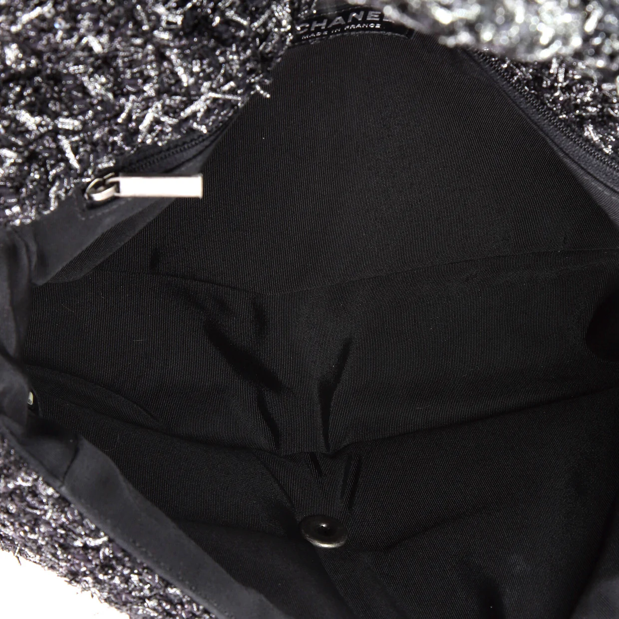 Classic Single Flap Bag Quilted Tweed Medium - Deep Luxury