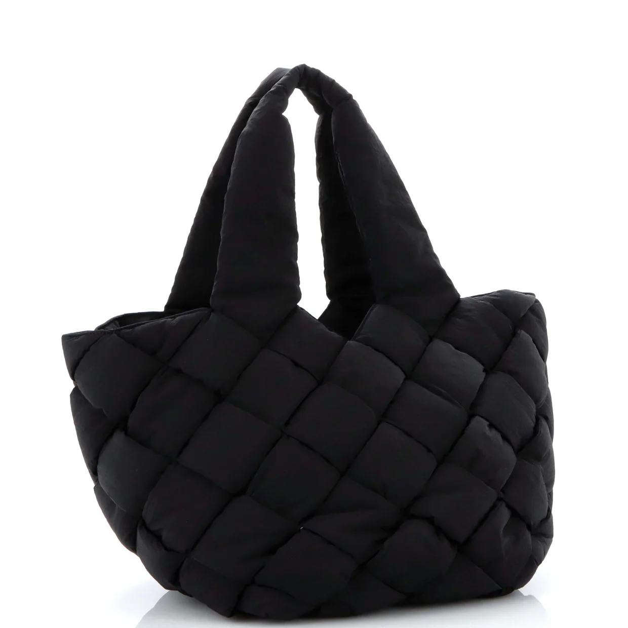 Cassette Paper Tote Intrecciato Nylon - Deep Luxury