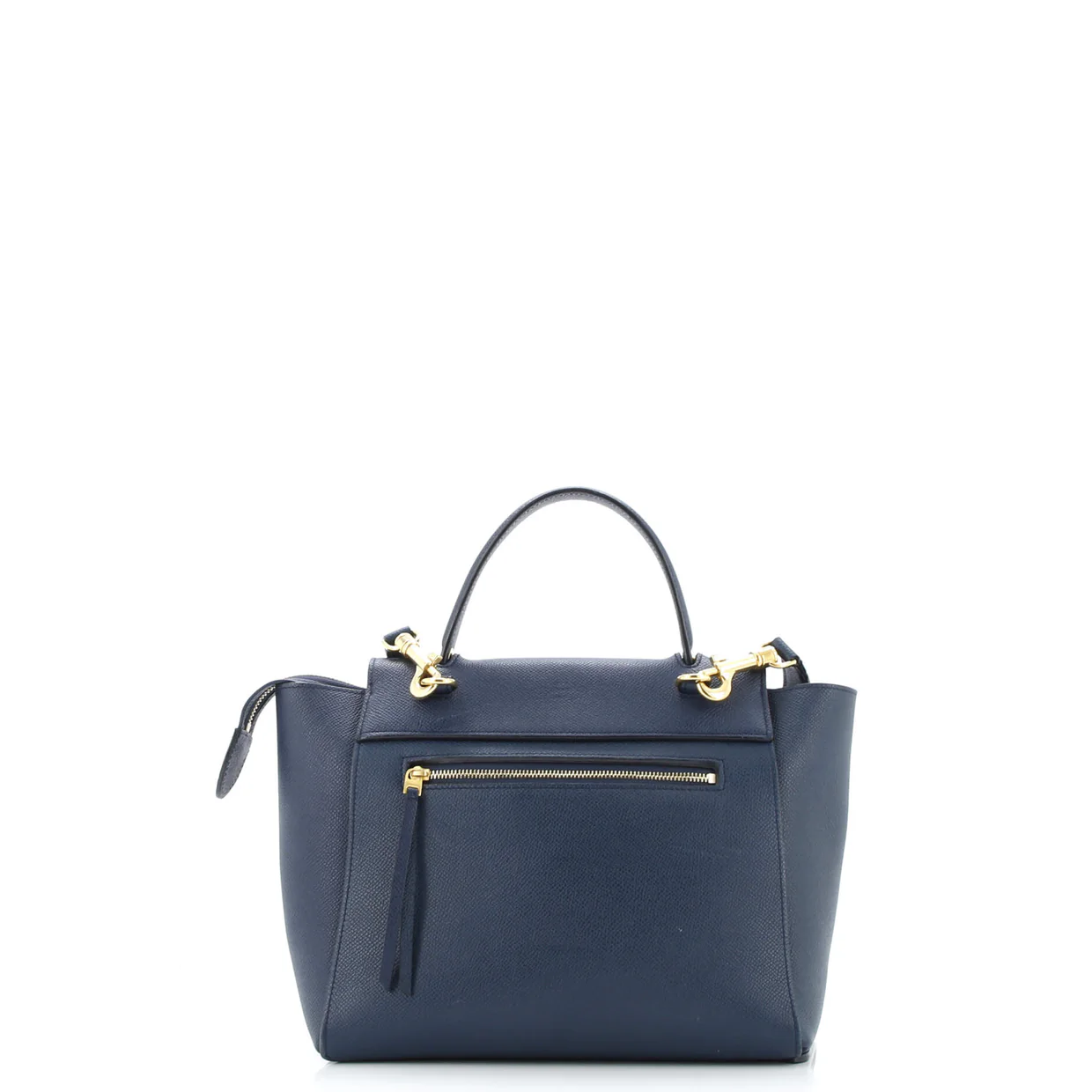 Belt Bag Textured Leather Mini - Deep Luxury