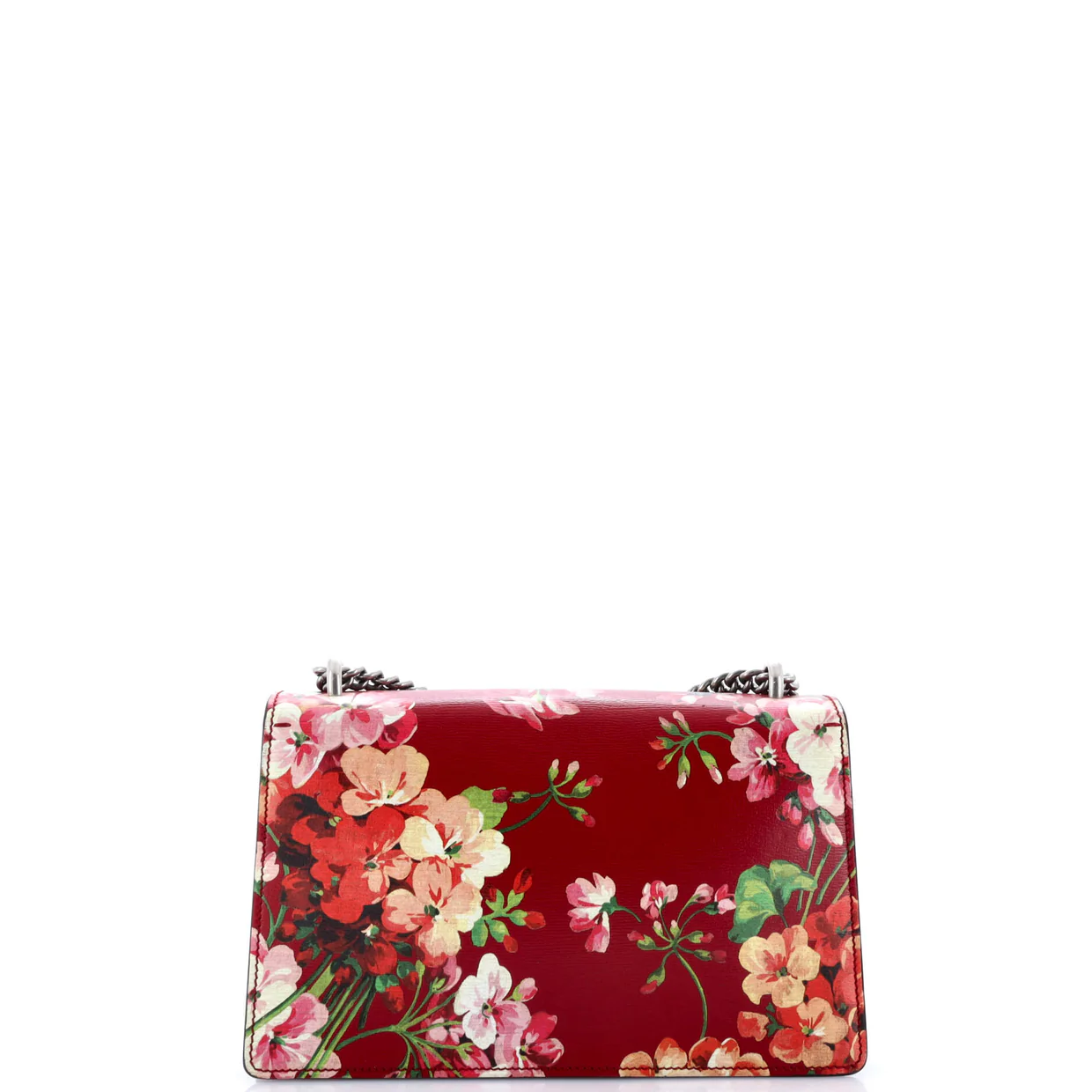 Dionysus Bag Blooms Print Leather Small - Deep Luxury