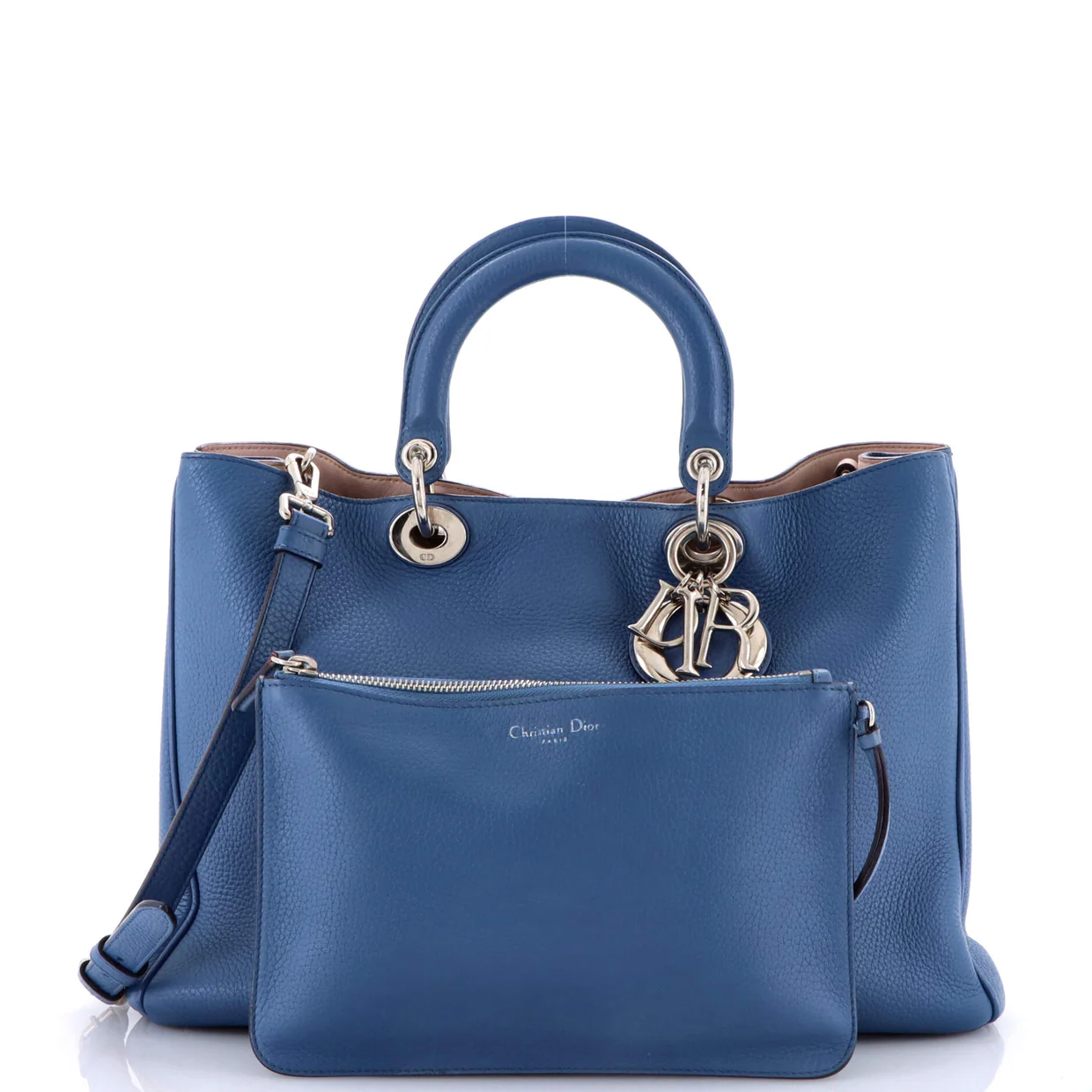 Diorissimo Tote Pebbled Leather Large - Deep Luxury