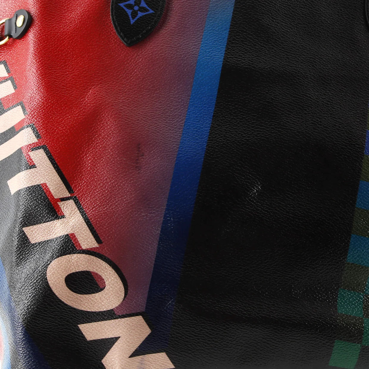 Neverfull NM Tote Limited Edition Race Print Canvas MM - Deep Luxury