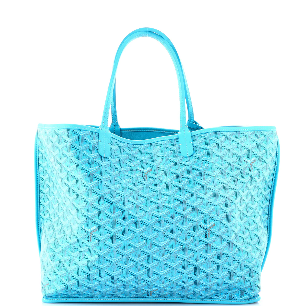 Anjou Reversible Tote Embroidered Coated Canvas PM - Deep Luxury