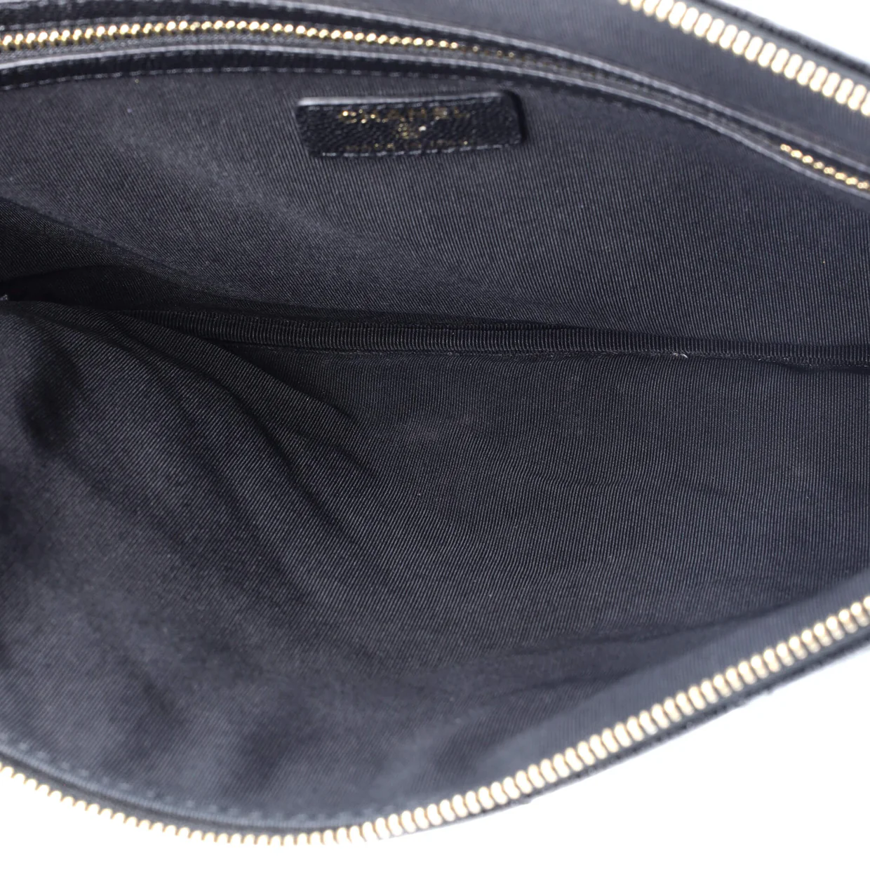 O Case Clutch Quilted Caviar Large - Deep Luxury