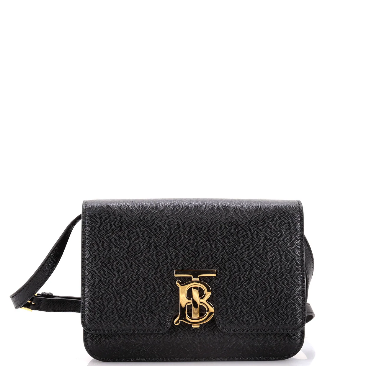 TB Flap Bag Leather Small - Deep Luxury