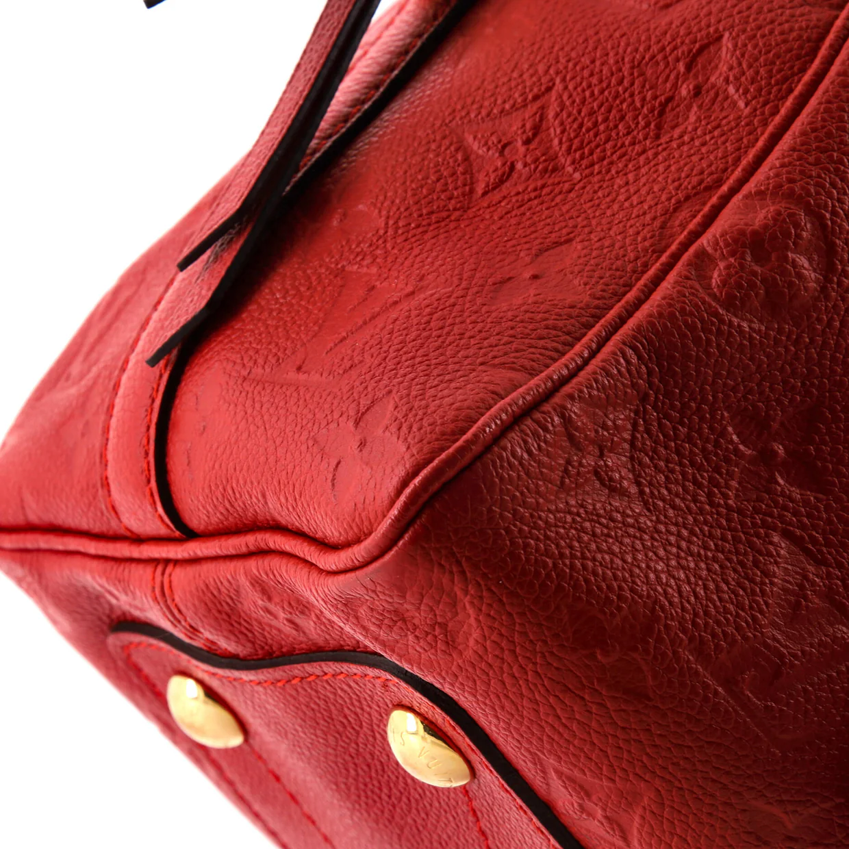 Speedy Bandouliere Bag Monogram Empreinte Leather 25 - Deep Luxury