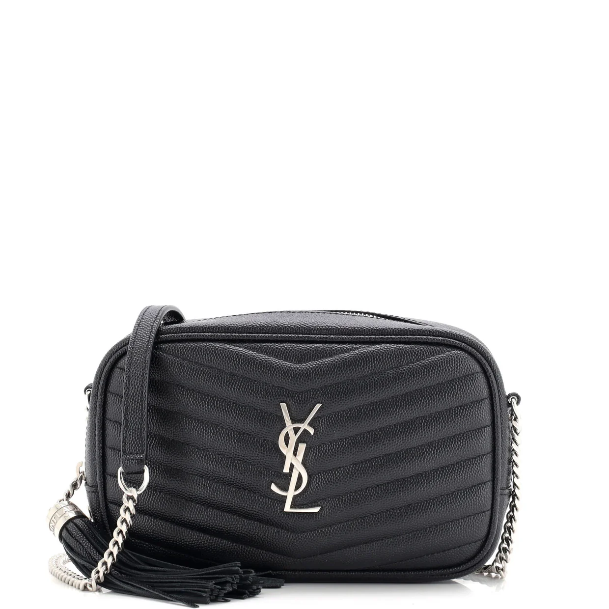 Lou Camera Bag Matelasse Chevron Leather Mini - Deep Luxury