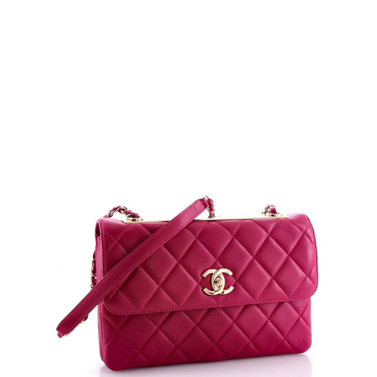 Trendy CC Flap Bag Quilted Lambskin Medium - Deep Luxury