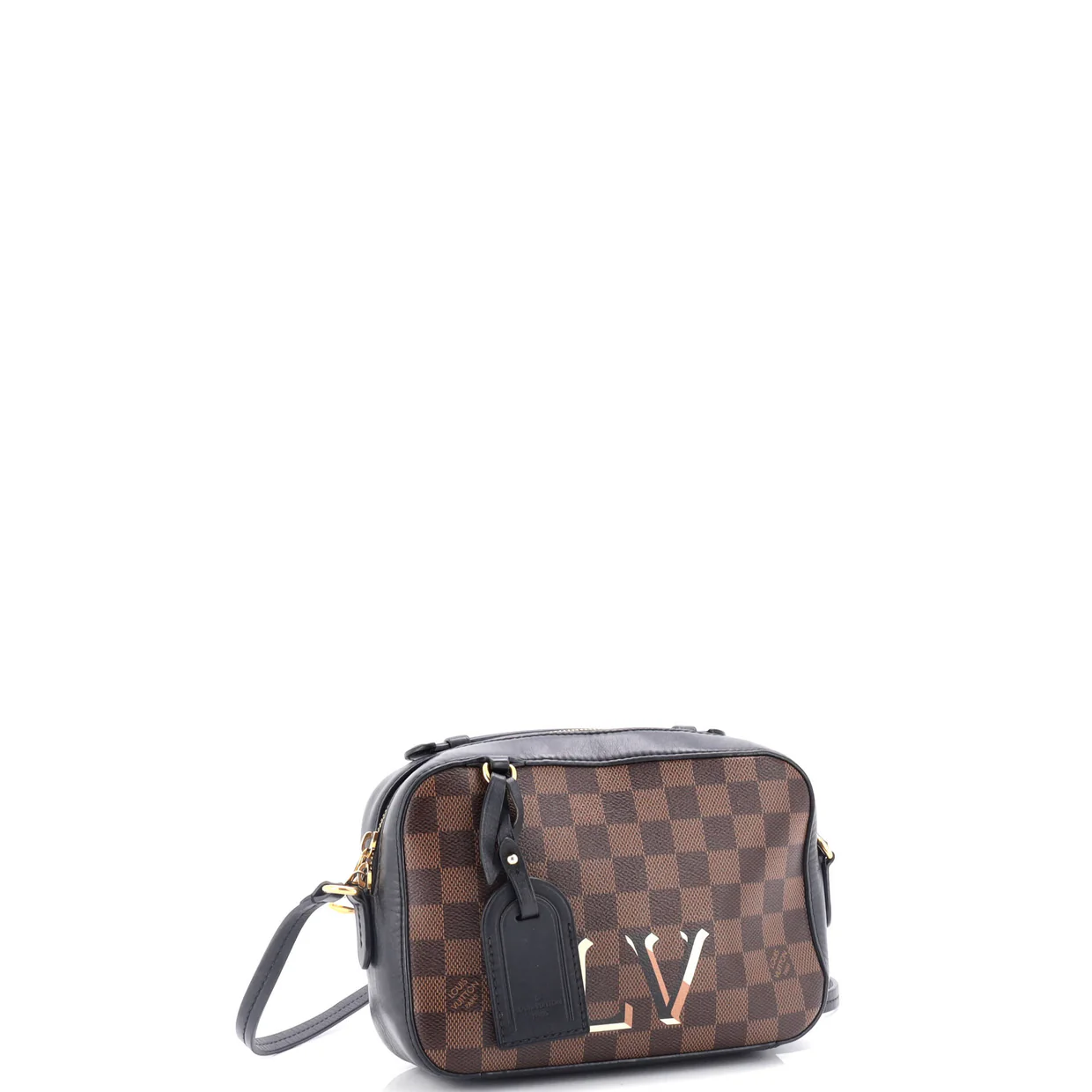 Santa Monica Crossbody Bag Damier - Deep Luxury