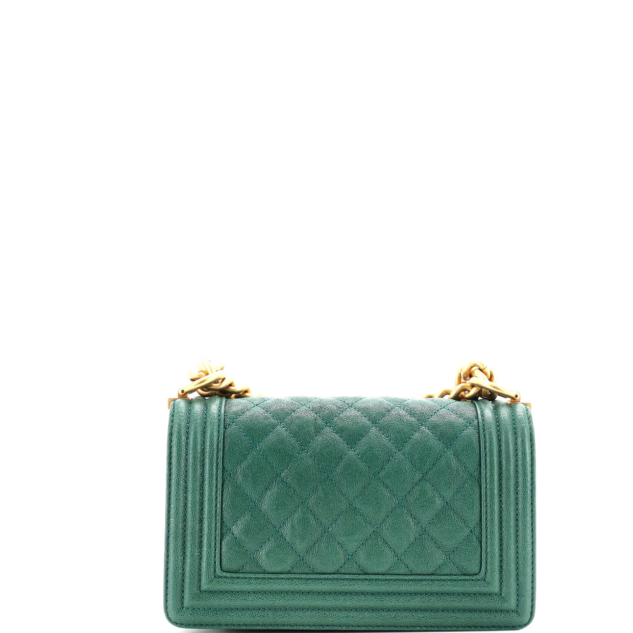 Boy Flap Bag Quilted Caviar Small - Deep Luxury