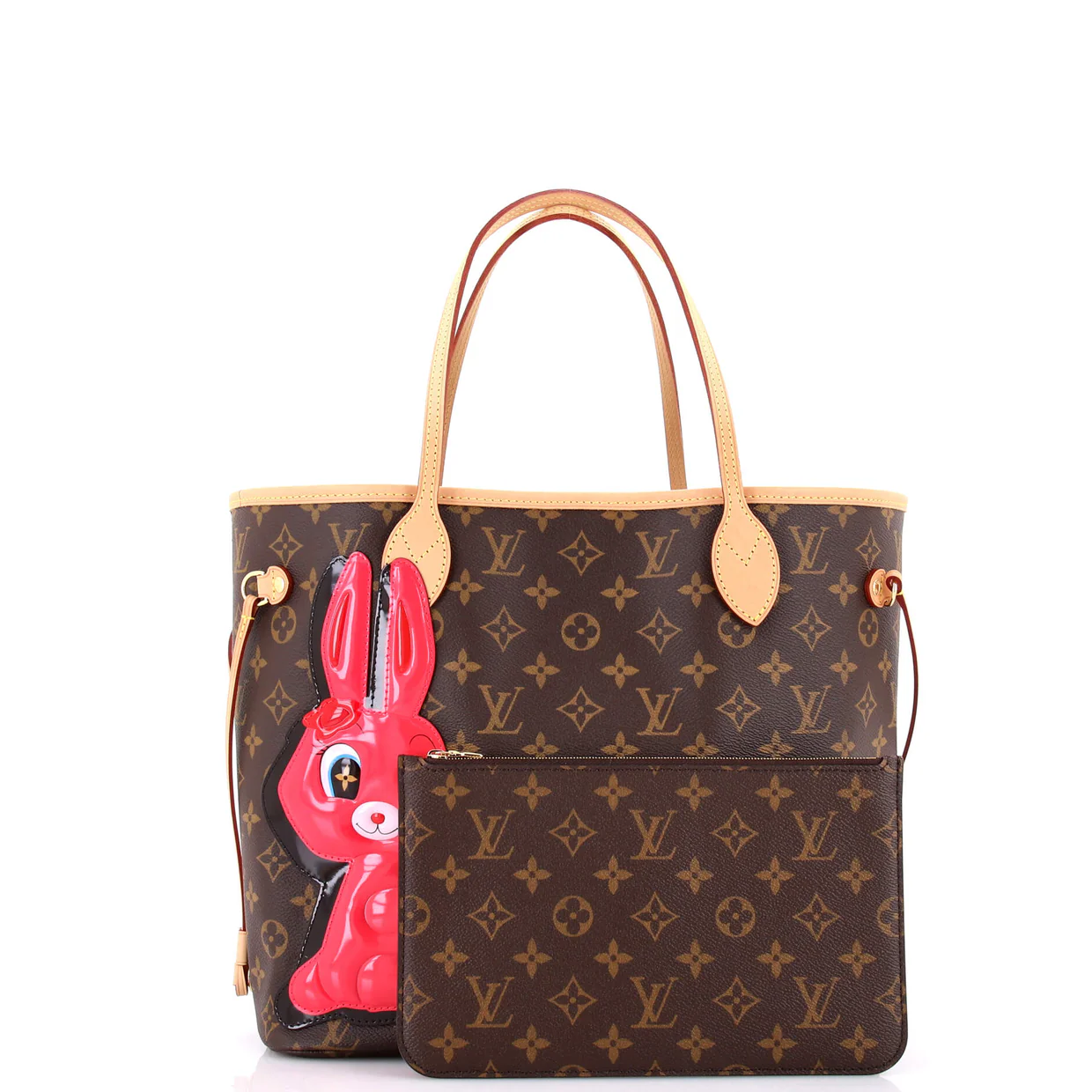 Neverfull NM Tote Limited Edition Sun Yitian Monogram Canvas MM - Deep Luxury