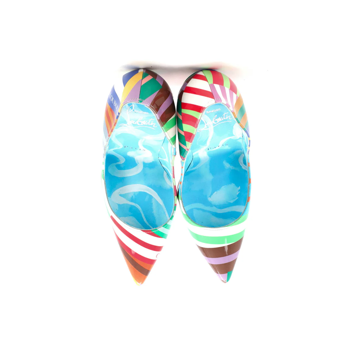 Women's So Kate Pumps Printed Patent 120 - Deep Luxury