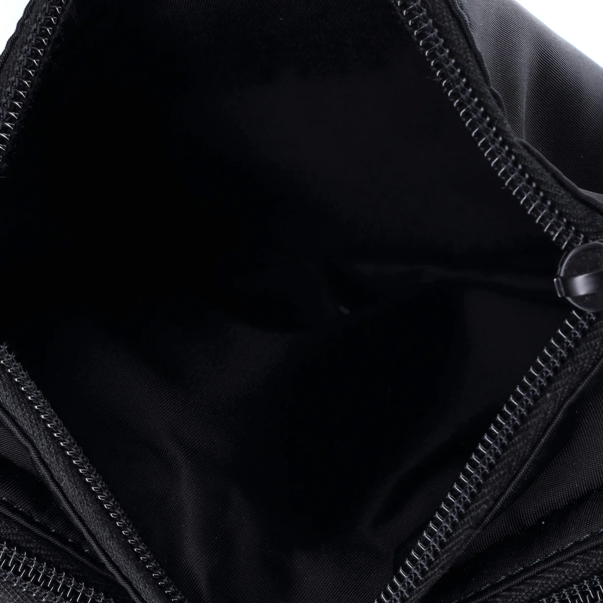 Front Pocket Belt Bag Re-Nylon with Saffiano Leather - Deep Luxury