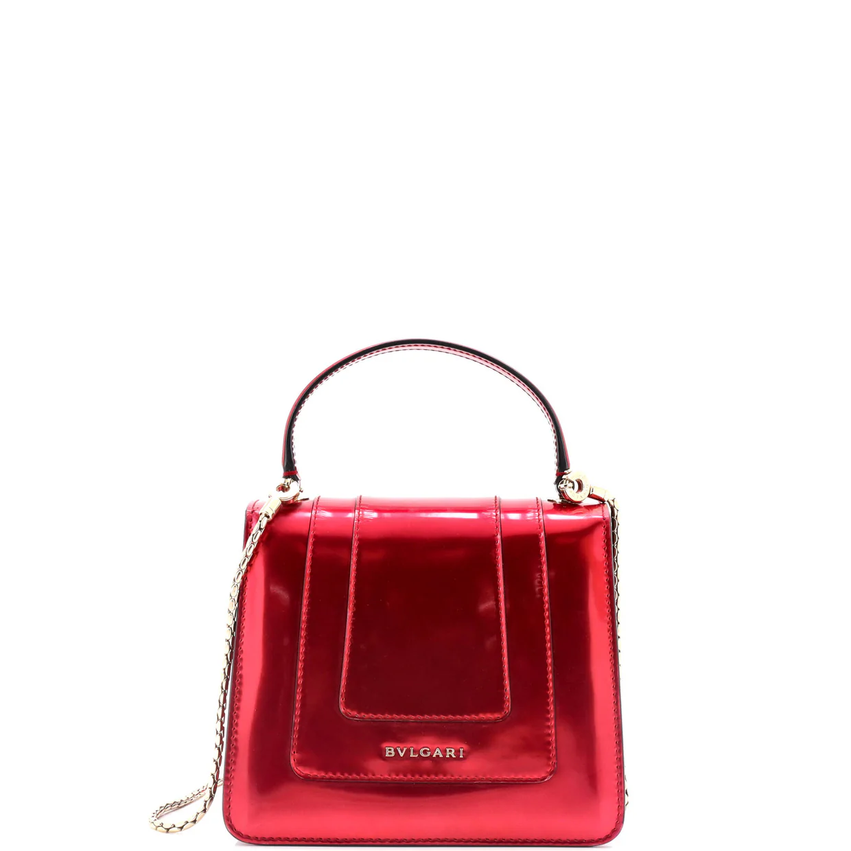 Serpenti Forever Top Handle Bag Leather Small - Deep Luxury