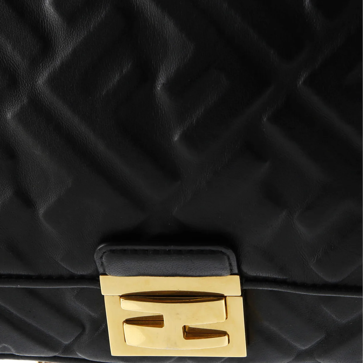 Upside Down Bag Zucca Embossed Leather - Deep Luxury