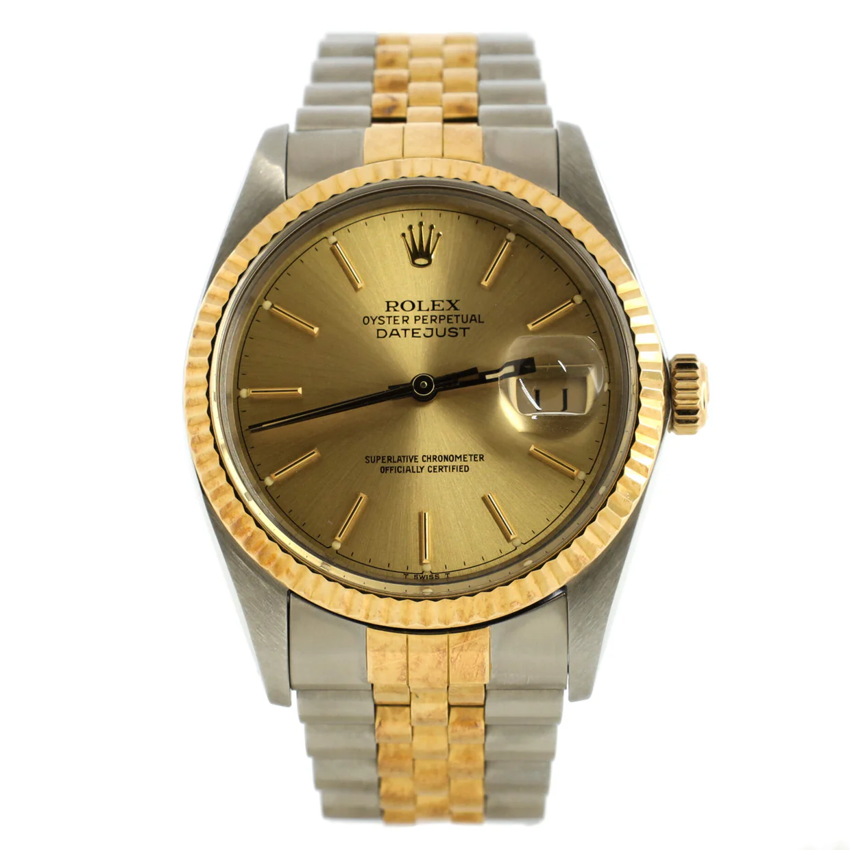 Oyster Perpetual Datejust Automatic Watch Stainless Steel and Yellow Gold 36 - Deep Luxury