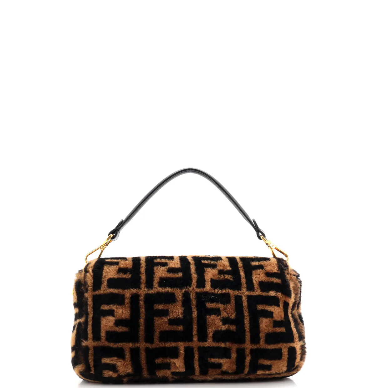 Baguette NM Bag Zucca Shearling Medium - Deep Luxury