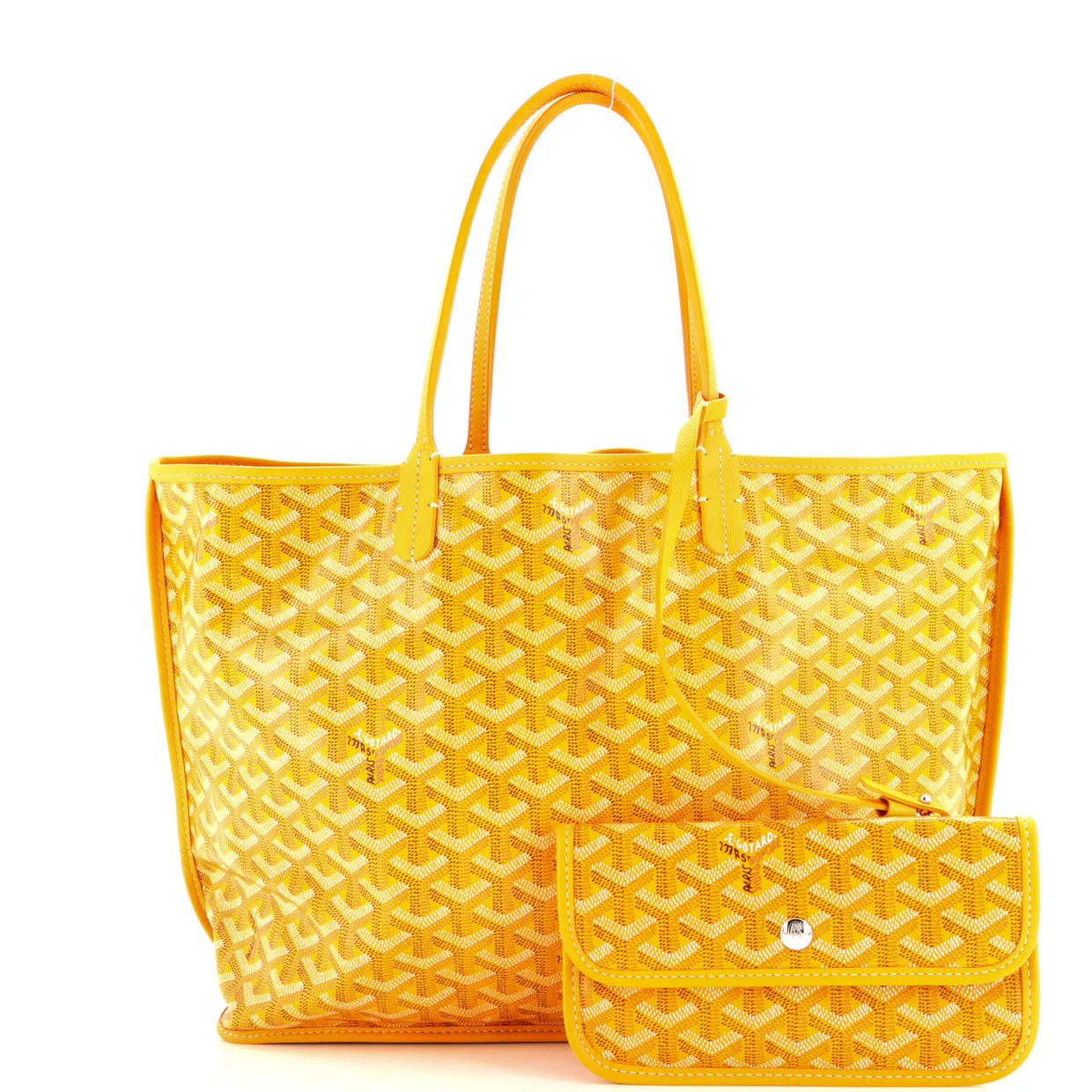 Anjou Reversible Tote Coated Canvas PM - Deep Luxury