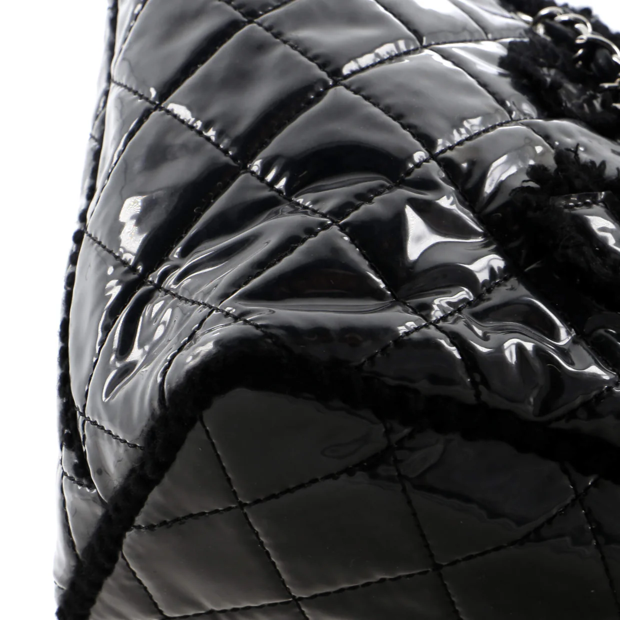 Funny Tweed Tote Quilted Vinyl Small - Deep Luxury