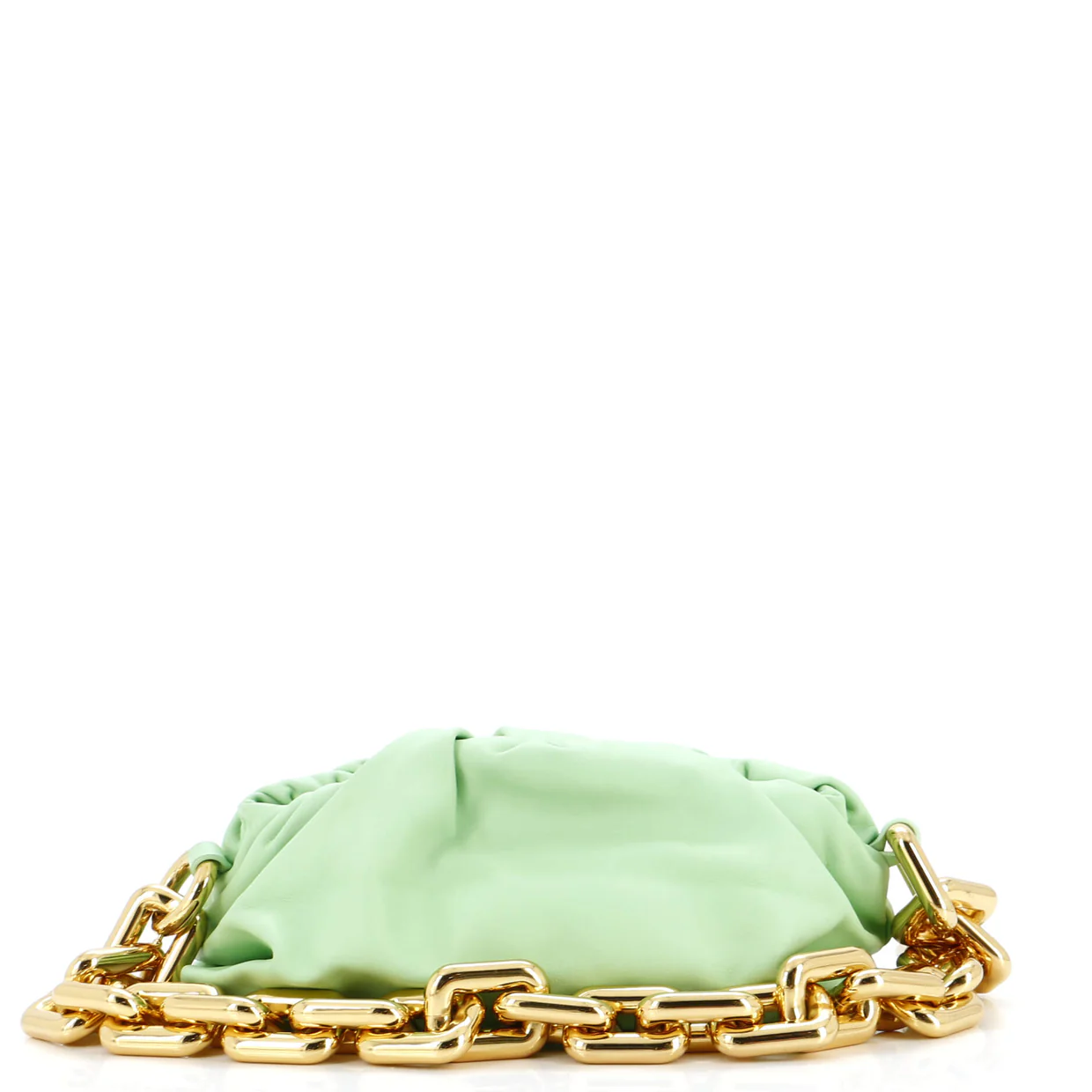 The Chain Pouch Leather Teen - Deep Luxury