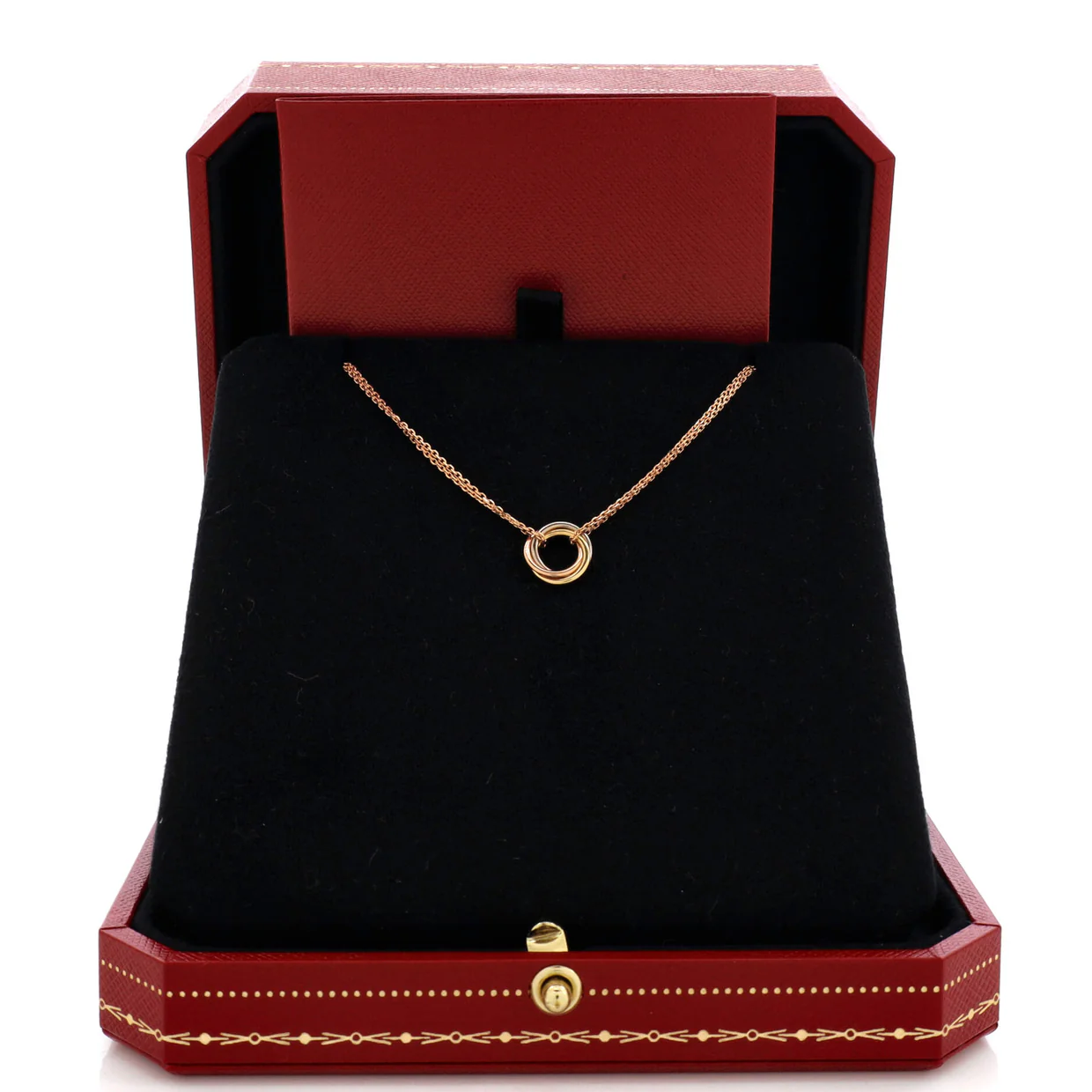 Trinity Choker Necklace 18K Tricolor Gold - Deep Luxury