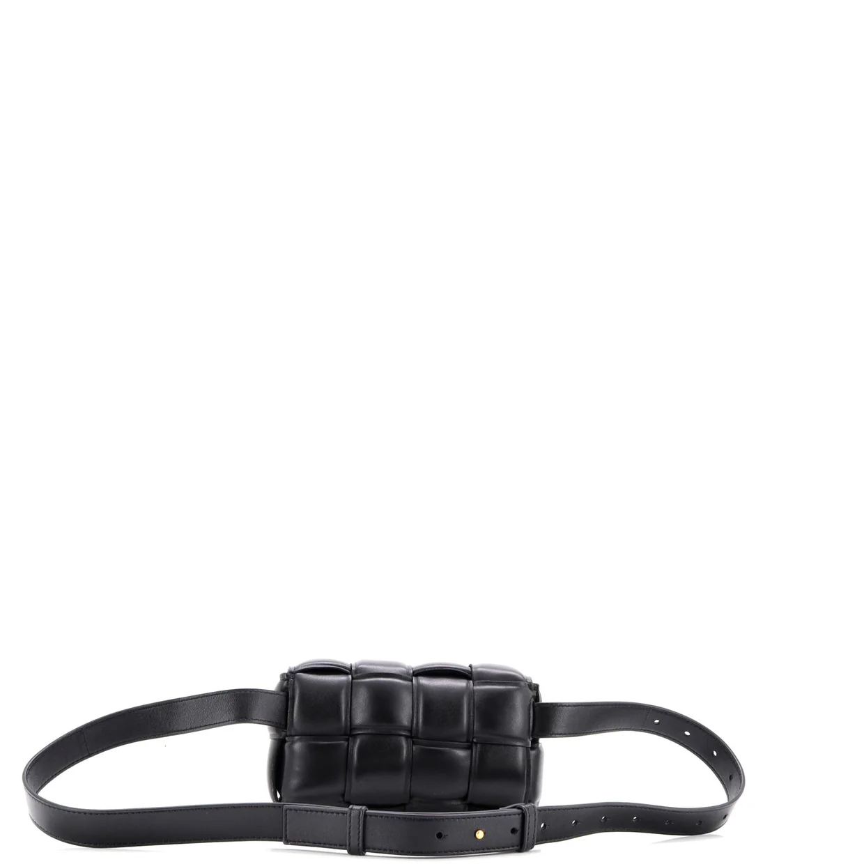 Cassette Belt Bag Padded Intrecciato Leather - Deep Luxury