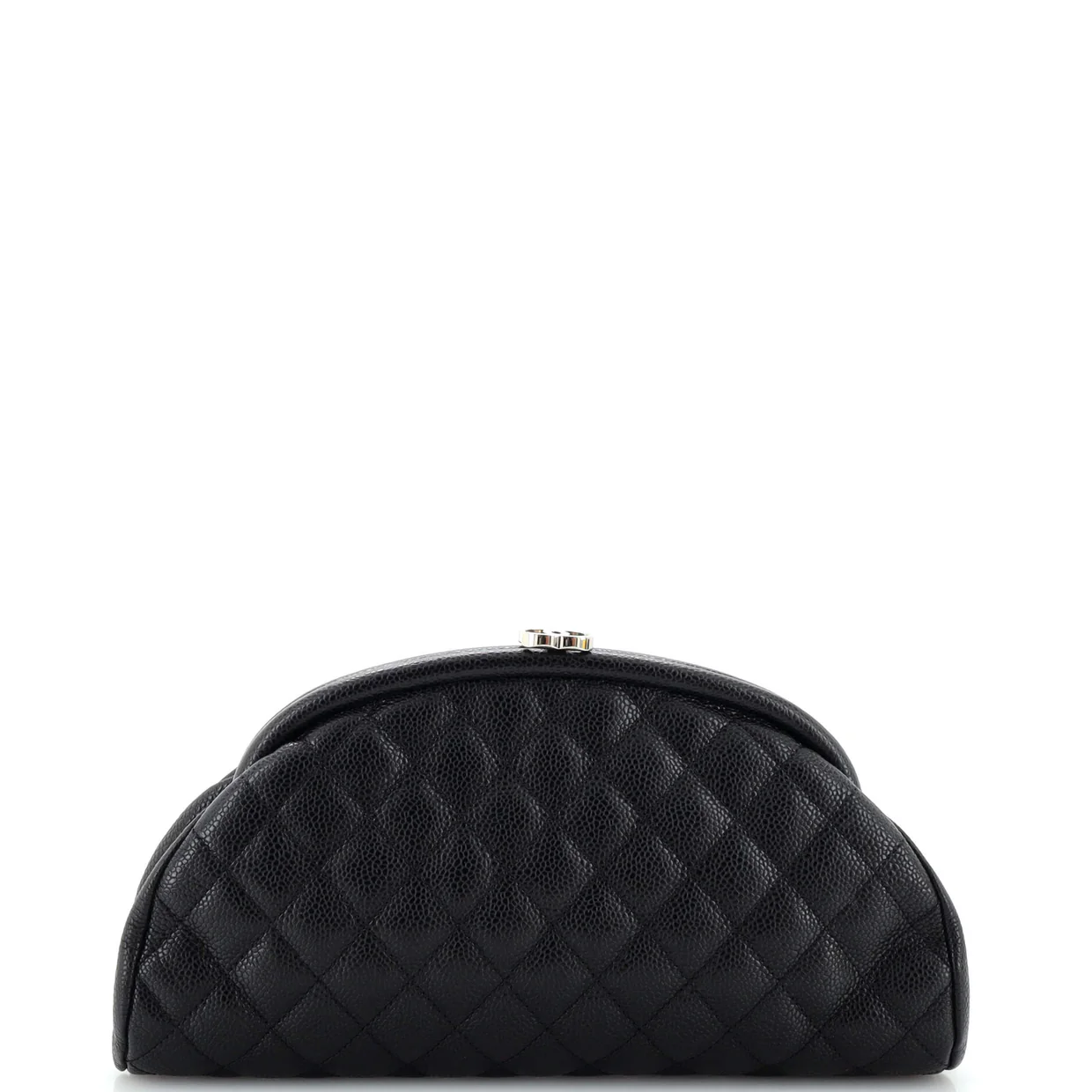 Timeless Clutch Quilted Caviar - Deep Luxury