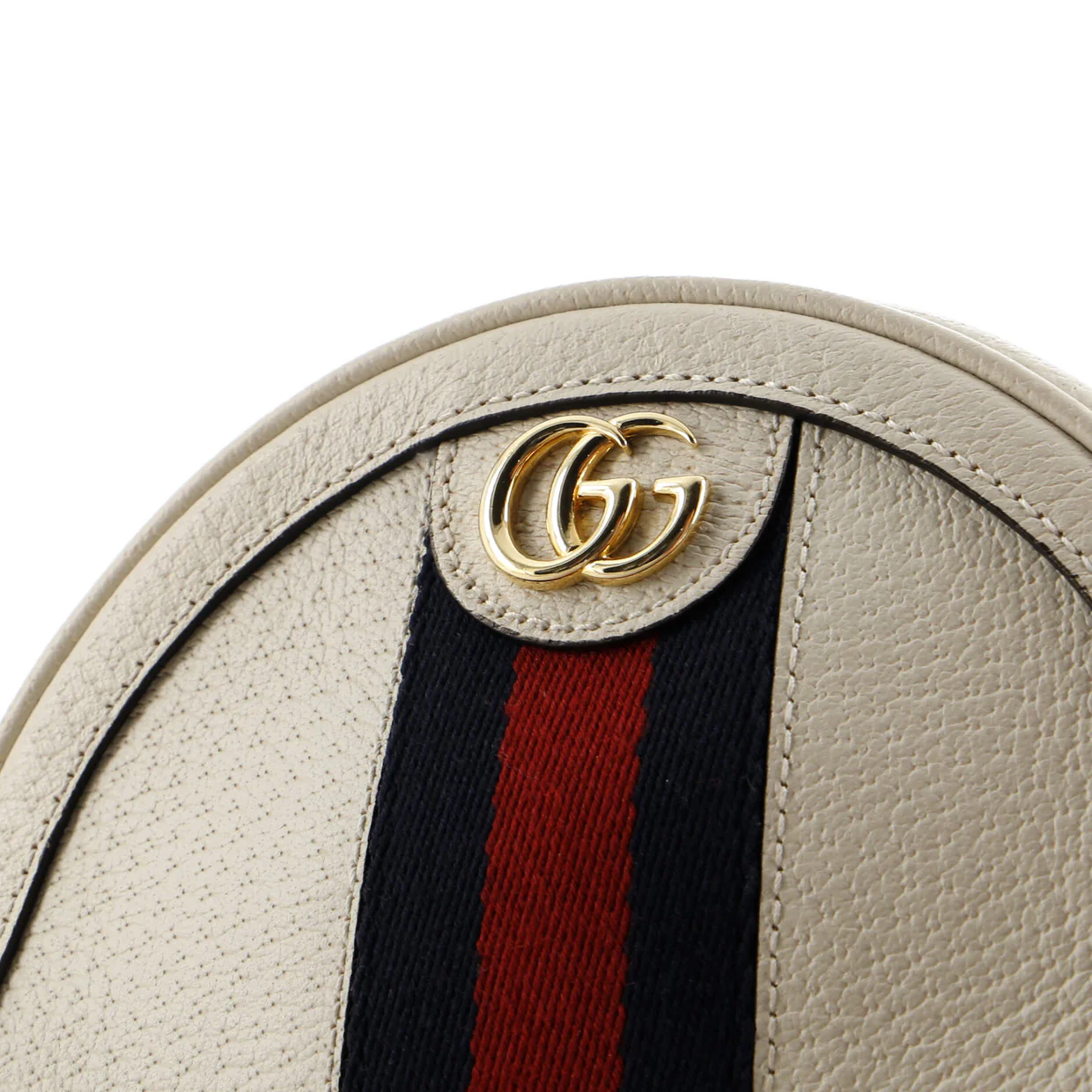 Ophidia Round Backpack Leather Mini - Deep Luxury