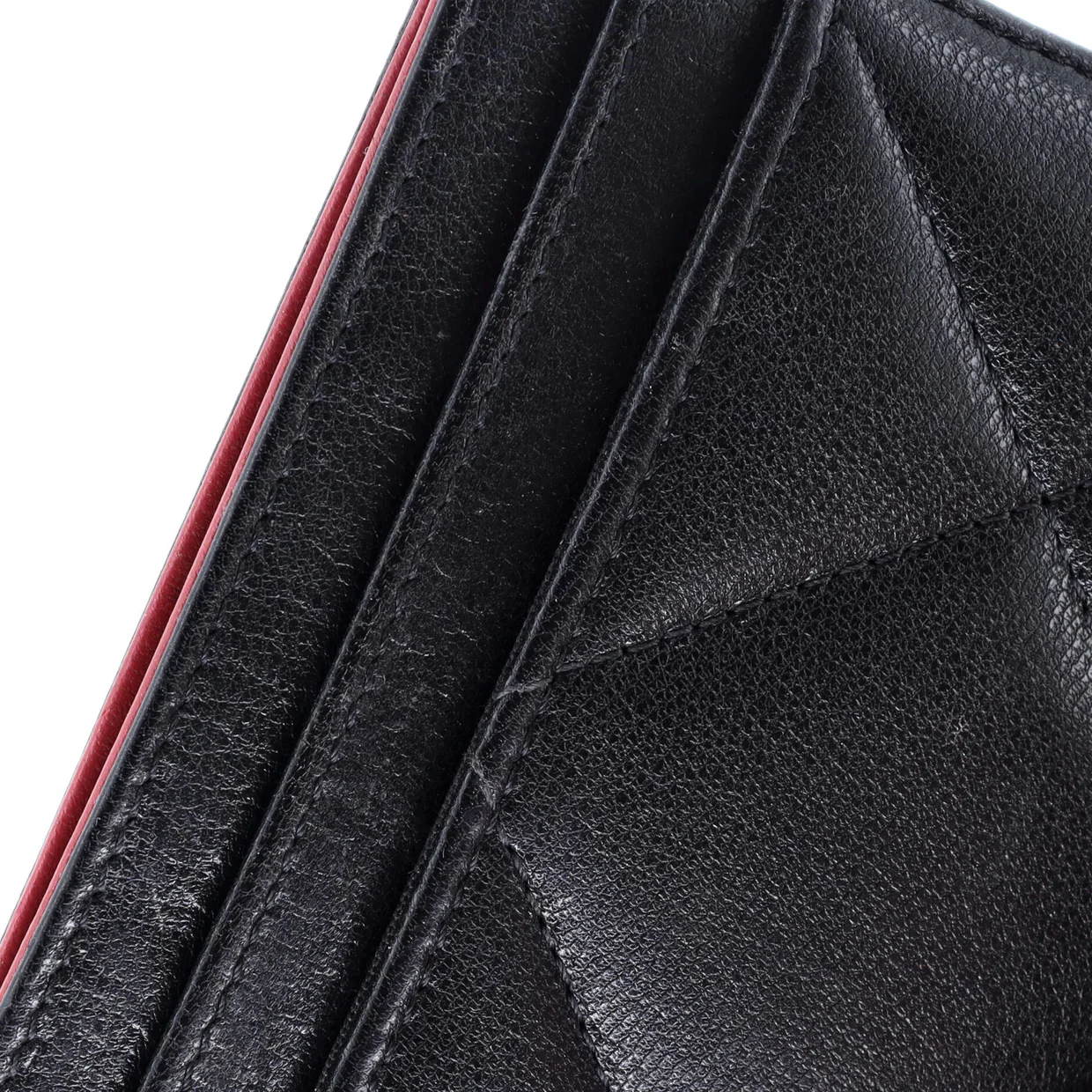 19 Card Holder Quilted Leather - Deep Luxury