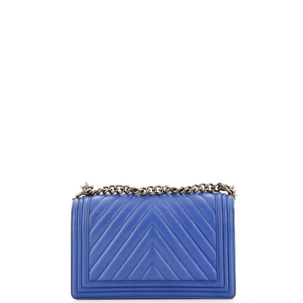 Boy Flap Bag Chevron Lambskin Old Medium - Deep Luxury