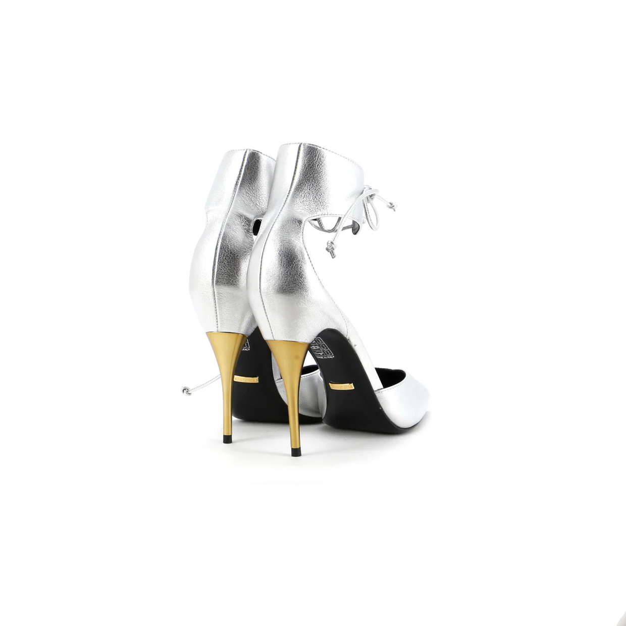 Women's Laced Up Ankle Cuff Pumps Leather - Deep Luxury