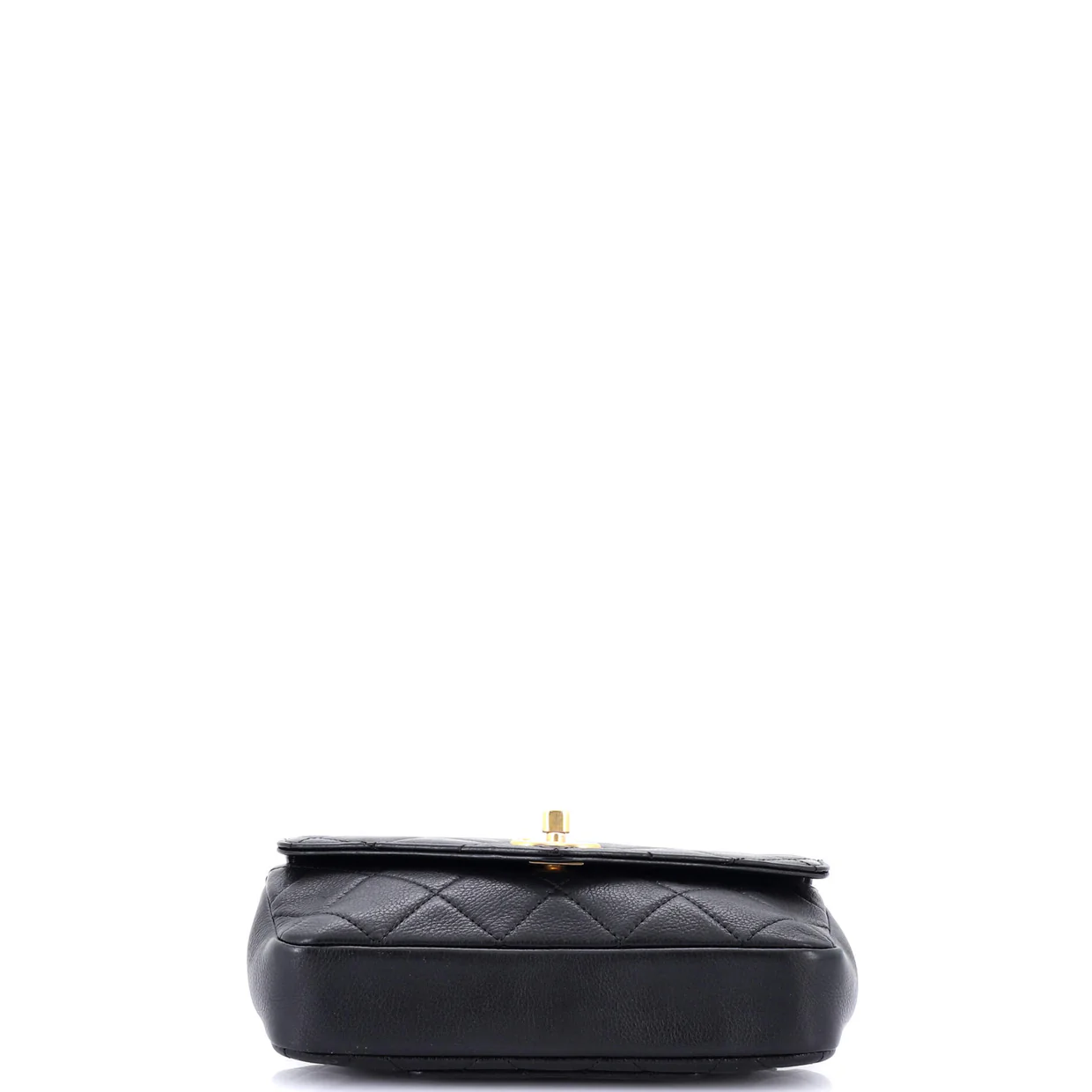 Chain Envelope Belt Bag Quilted Calfskin - Deep Luxury