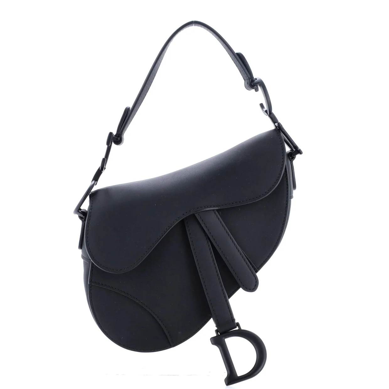 Ultra Matte Saddle Handbag Leather Mini - Deep Luxury
