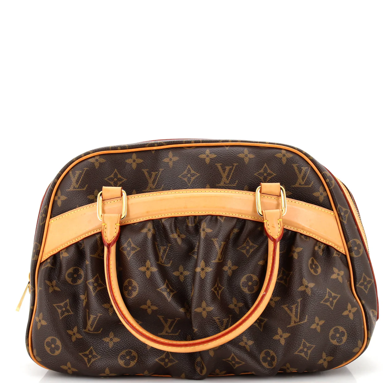 Mitzi Handbag Monogram Canvas - Deep Luxury