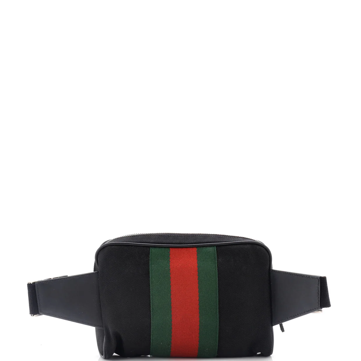 Slim Web Belt Bag Canvas - Deep Luxury