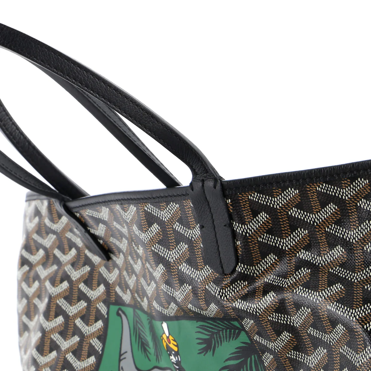 Saint Louis Tote Printed Coated Canvas PM - Deep Luxury