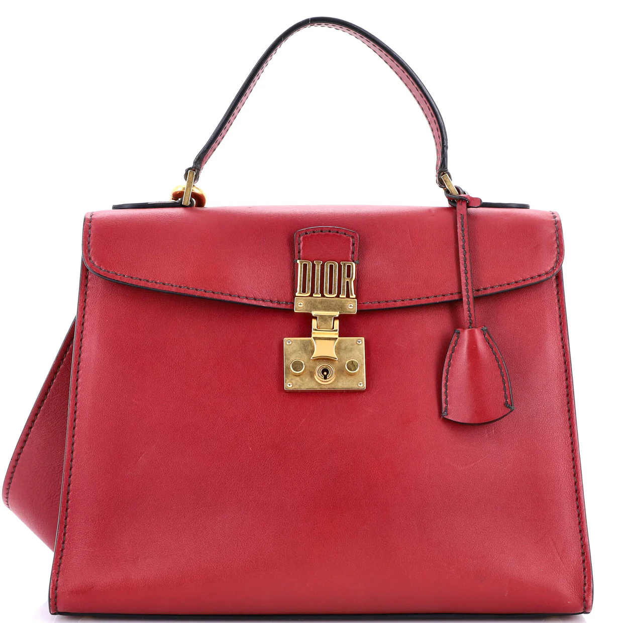 Dioraddict Top Handle Bag Leather Medium - Deep Luxury