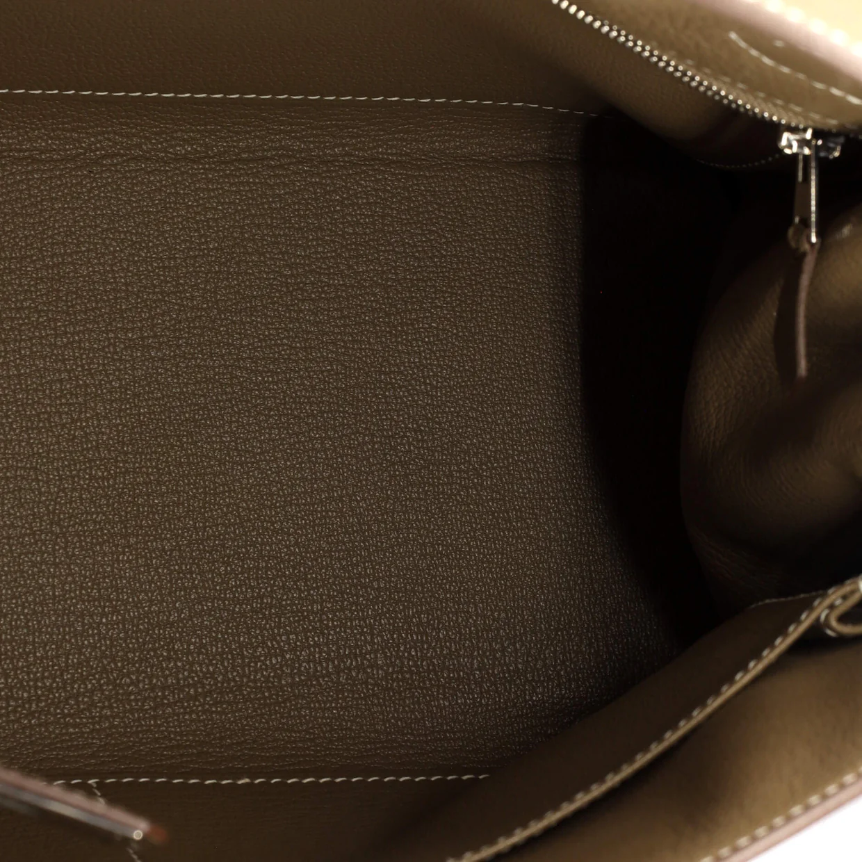 Kelly Handbag Grey Togo with Palladium Hardware 28 - Deep Luxury